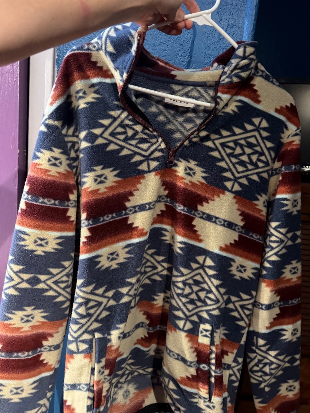 PacSun quarter-zip fleece pullover